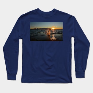 Sunset on Piran Coast, Slovenia Long Sleeve T-Shirt